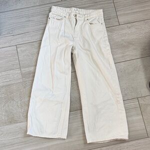Mango Kids White Jeans